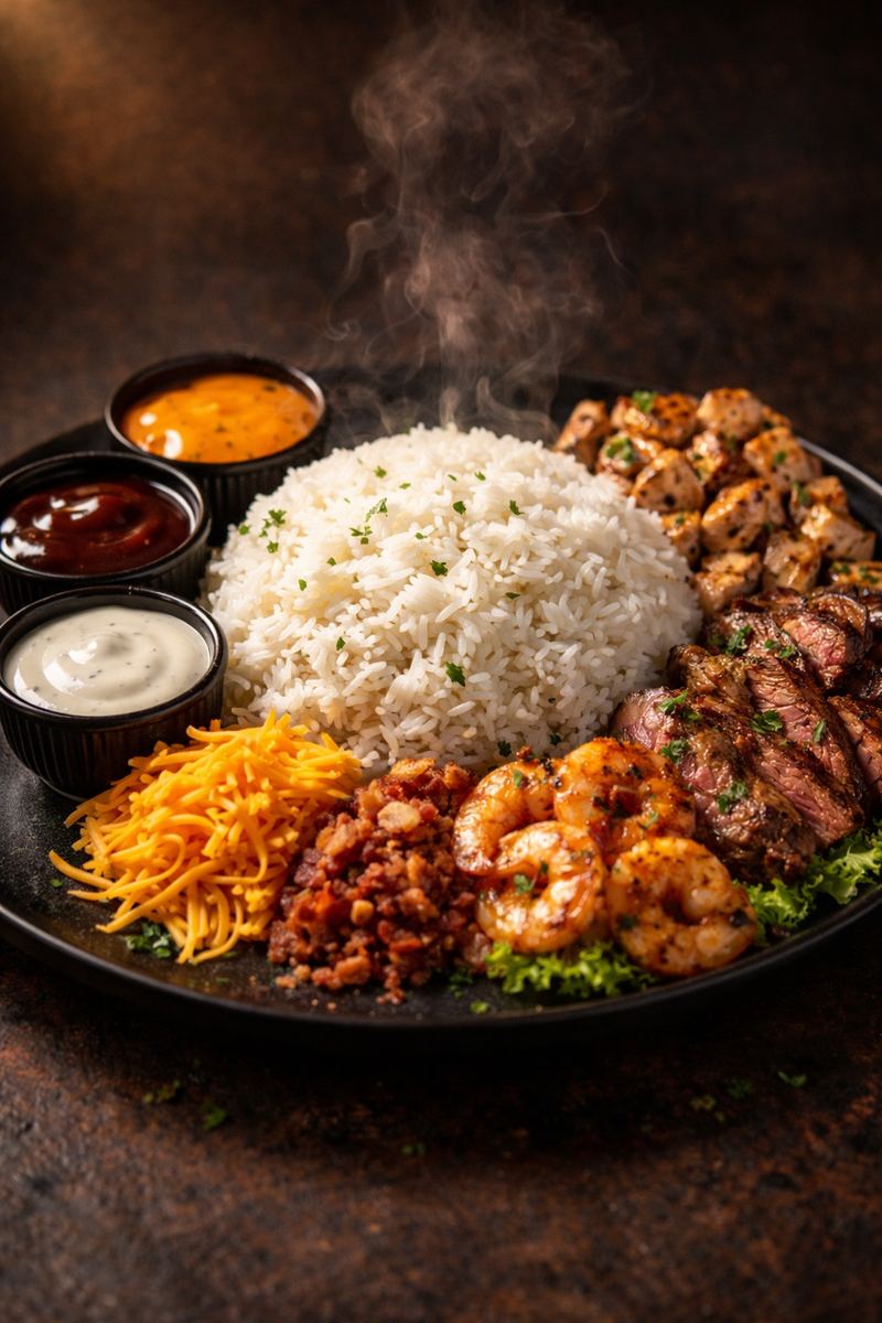 Build Your Own Rice Plate